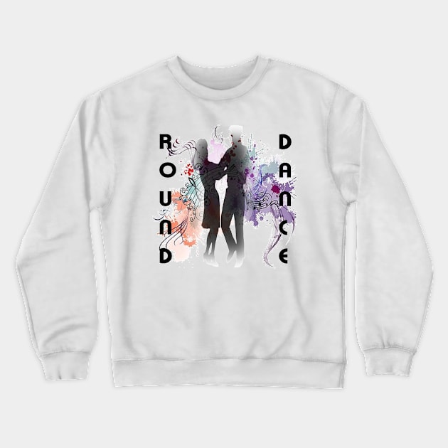 Round Dance Multi Crewneck Sweatshirt by DWHT71